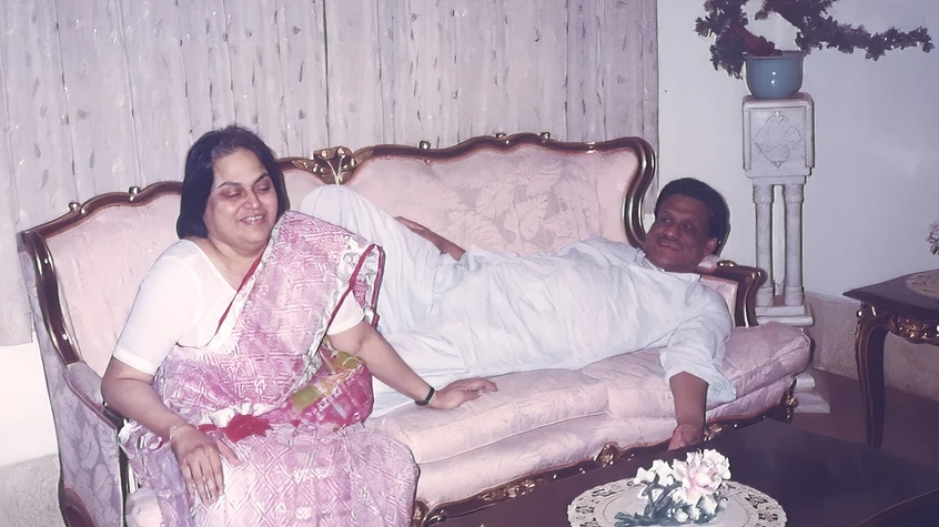 Dadu and Ma Lazing Around