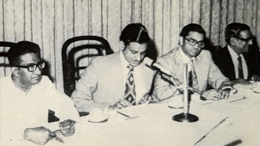 Ajay Rungta at Formal Meeting