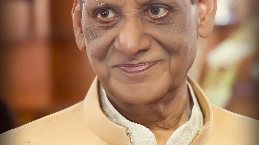 Dadu's Wise Portrait at 75
