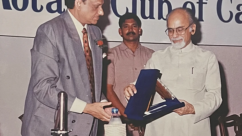Ajay Rungta with Prime Minister I.K. Gujral